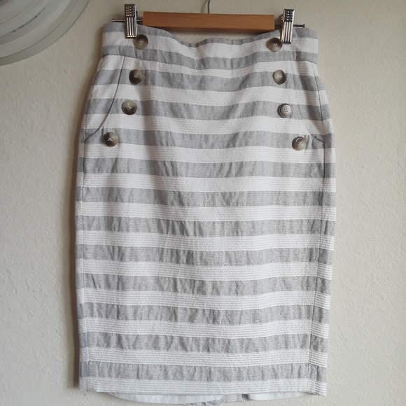 LOFT Dresses & Skirts - 🔥🤳SALE 🤑Loft tylor stripers Pencil skirt XXs